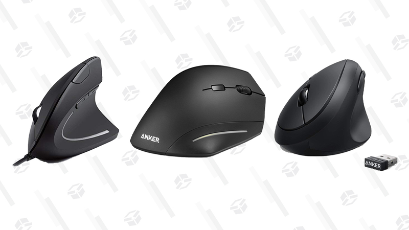 Anker Wireless Vertical Ergonomic Mouse | $17 | Amazon | AKMOUSE3Anker Wired Vertical Ergonomic Mouse | $10 | Amazon | AKMOUSE4Anker 2.4G Wireless Vertical Ergonomic Mouse | $14 | Amazon | LOVEAK78